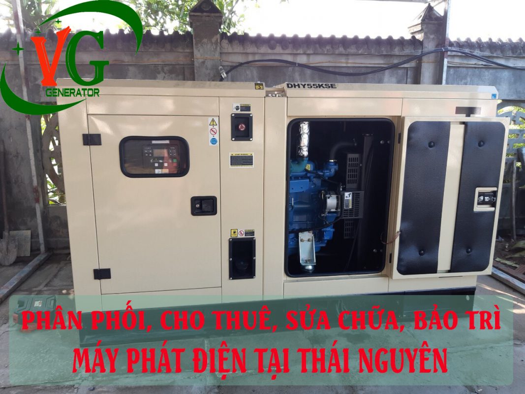 Phân phối, cho thuê máy phát điện tại Thái Nguyên chính hãng, giá rẻ